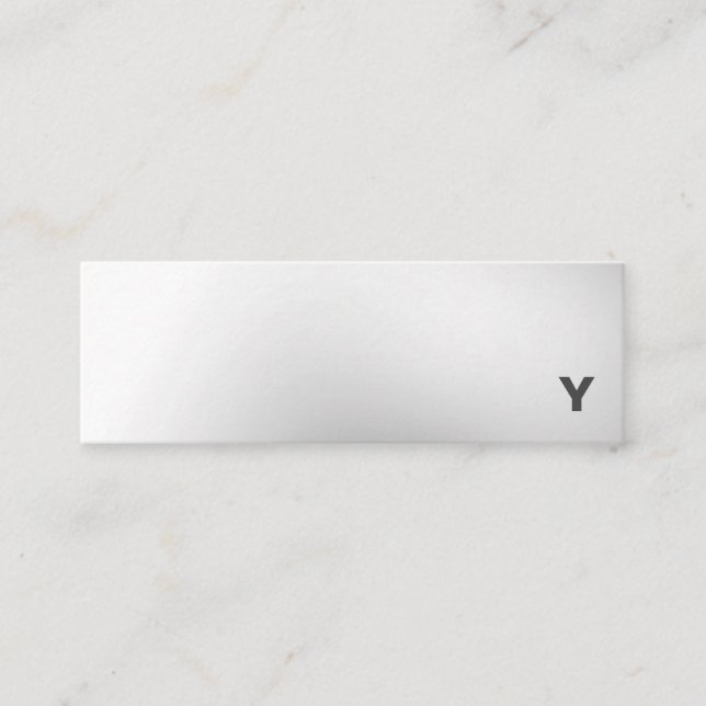 Abstrakt Minimalist lutningkortkortvisitkort Mini Visitkort (Framsida)
