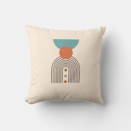 Abstrakt Minimalistisk Boho Aesthetic Minimal Kudde