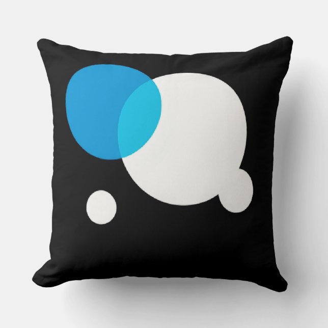 Abstrakt minimalistisk design kudde (Framsida)