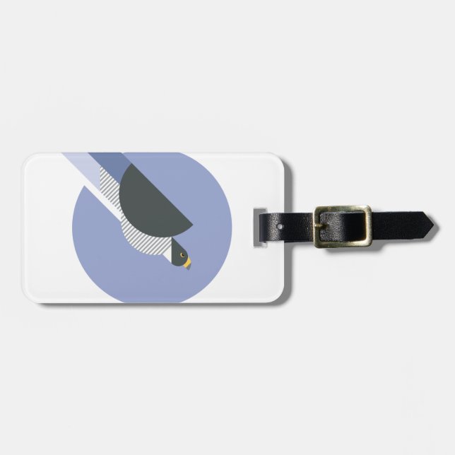 Abstrakt Minimalistiskt fågel Bagagebricka (Horisontell Framsida)