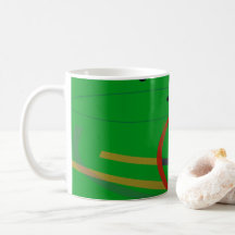 Abstrakt Miro Inspired Artsy Coffee Mugg