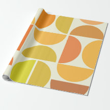 Abstrakt mitten av seklet modern cirklar orange gu