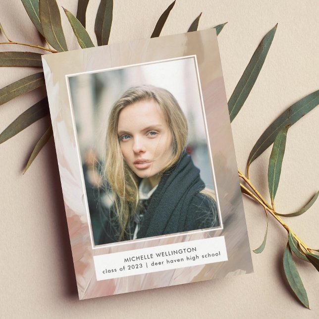 Abstrakt Mjuk Pastell Foto Examen Meddelande (Skapare uppladdad)