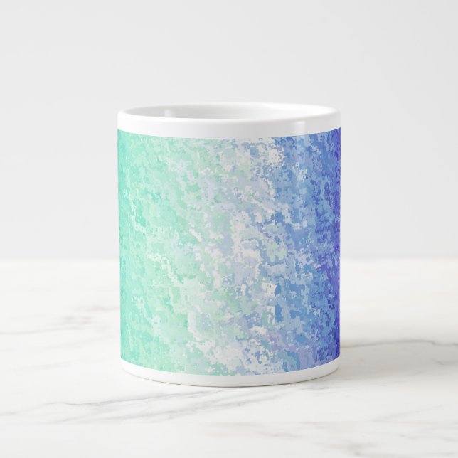 Abstrakt MLM Manar Loving Manar Pride Flagga Jumbo Mugg (Framsidan)