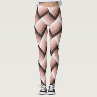 Abstrakt Modern 3D Rand sömlös Leggings