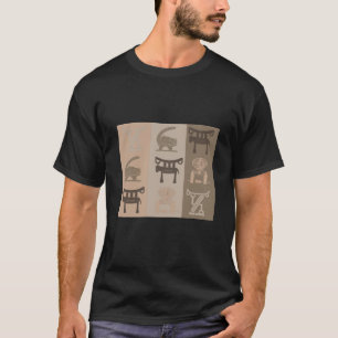 Abstrakt modern afrikansk symbolisk konst t shirt
