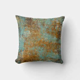 Abstrakt Modern Art Dekorativ kudde Copper Patina