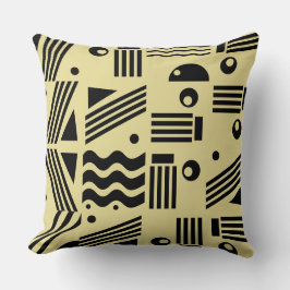 Abstrakt Modern Art Geometric Mönster Kudde