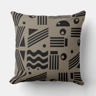 Abstrakt Modern Art Geometric Shapes Mönster Kudde