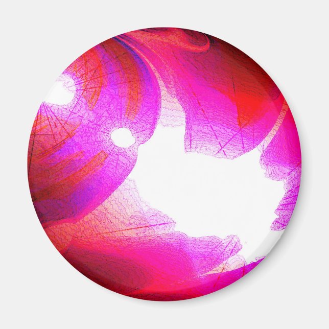 Abstrakt Modern Art Magnet (Framsidan)