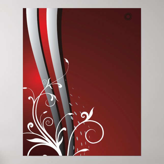 Abstrakt Modern Art Poster (Framsidan)