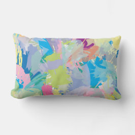 Abstrakt Modern Art Snyggt Contempory Pillow Lumbarkudde