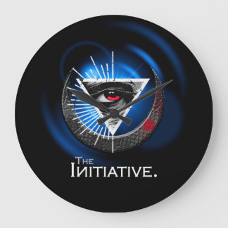 Abstrakt Modern Art Wall Clock Stor Klocka