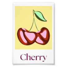 Abstrakt Modern Cherry Wall Art