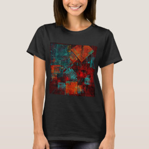 Abstrakt Modern Colorful Coola Artistic Mönster T Shirt