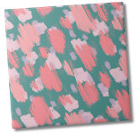 Abstrakt Modern Colorful Mönster Kakelplatta<br><div class="desc">Rosa Turquise Abstrakt Artistic Colorful Mönster keramic tile. Mönster har en blandning av lugnande men pulserande nyanser med  rosa,  flamingo rosa,  turkos och en liten nyans av lila. För ett lekfullt och djärvt abstrakt konstnärligt mönster. Du kan zooma in eller ut mönster för att ändra utseendet också!</div>