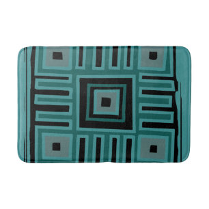 Abstrakt Modern Deco Färgrik Afrikansk Boho-mönste Badrumsmatta