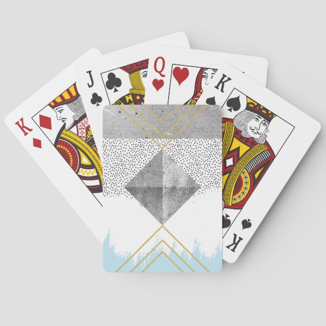 Abstrakt modern design casinokort (Baksidan)