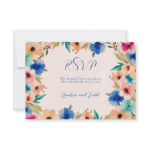 Abstrakt modern elegant blommigt, vattenfärg bröll