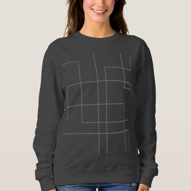Abstrakt, modern, enkel, minimal mönster-konst t shirt (Framsida)