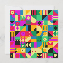 Abstrakt Modern Garden Julkort