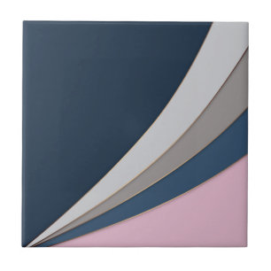 Abstrakt modern geometrisk enkel utskrift kakelplatta