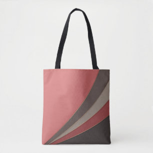 Abstrakt modern geometrisk enkel utskrift tygkasse