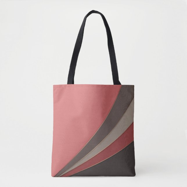 Abstrakt modern geometrisk enkel utskrift tygkasse (Framsida)