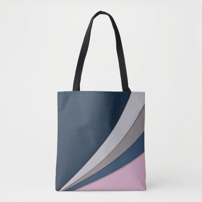 Abstrakt modern geometrisk enkel utskrift tygkasse (Framsida)