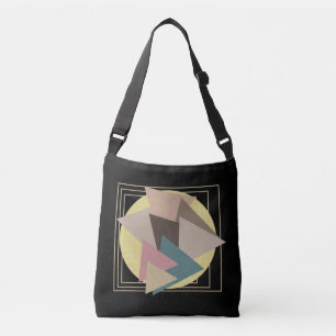 Abstrakt modern geometrisk futuristiska konst axelväska