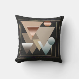 Abstrakt modern geometrisk futuristiska konst kudde
