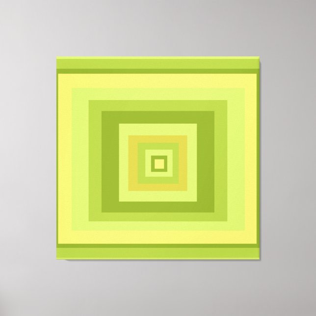 Abstrakt modern geometrisk konst canvastryck (Framsida)