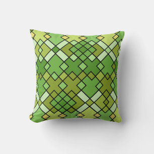 Abstrakt modern geometrisk konst kudde