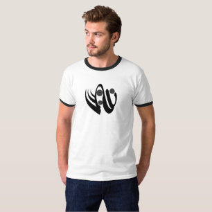 Abstrakt modern geometrisk konst t shirt