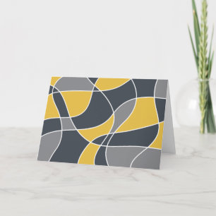 Abstrakt, modern, geometrisk, trendig mönster kort