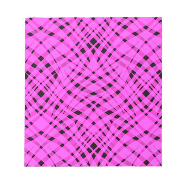 Abstrakt modern geometrisk utstryk anteckningsblock (Framsida)