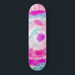 Abstrakt Modern Girly Rosa White Tie Dye Paint Mini Skateboard Bräda 18,5 Cm<br><div class="desc">Denna abstrakt och moderna konst biet är perfekt för trendigets havare. Den har en konstnärlig, modern och gigantisk, handmålad rosa, blå, lila och vit slips-färgad mönster. Det är bohemi, coola och unikt! ***VIKTIG DESIGN-ANMÄRKNING: Om du vill ha en anpassad design-begäran, t.ex. matchande produktbegäranden, färg-ändringar, placeringsändringar eller någon annan ändringsbegäran, klickar...</div>