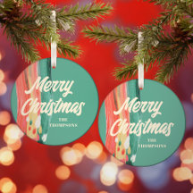 Abstrakt Modern God jul Personlig Namn