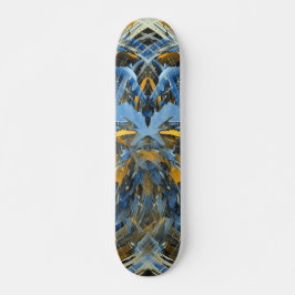 Abstrakt Modern Isvirvlande Konst Mini Skateboard Bräda 18,5 Cm