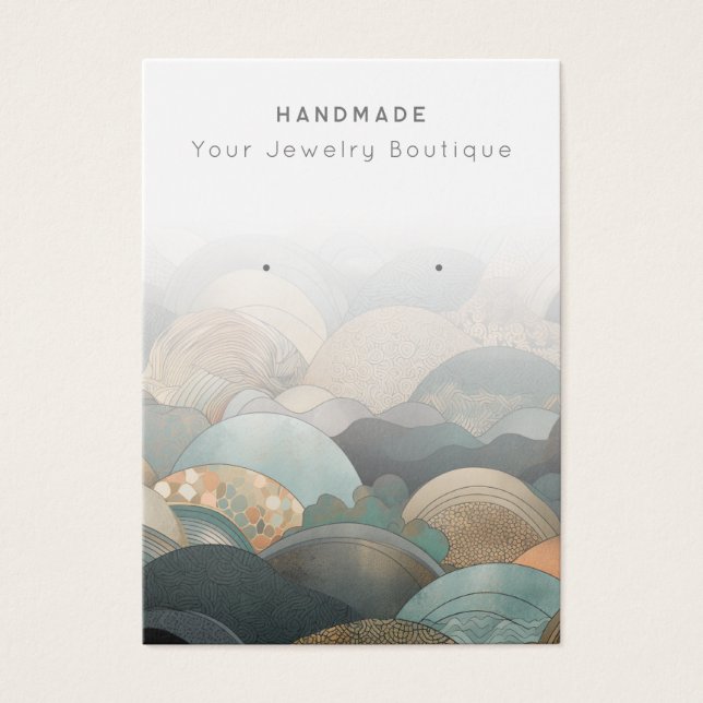 Abstrakt Modern judisk Visning kort (Framsidan)