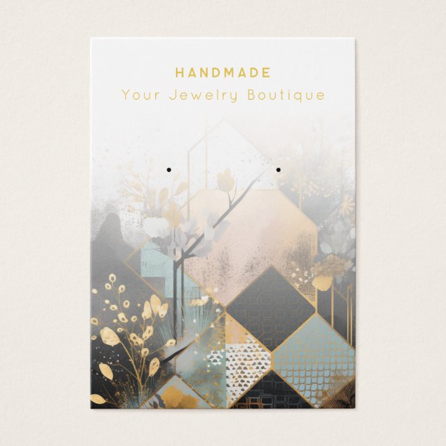 Abstrakt Modern judisk Visning kort (Framsidan)