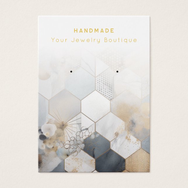 Abstrakt Modern judisk Visning kort (Framsidan)