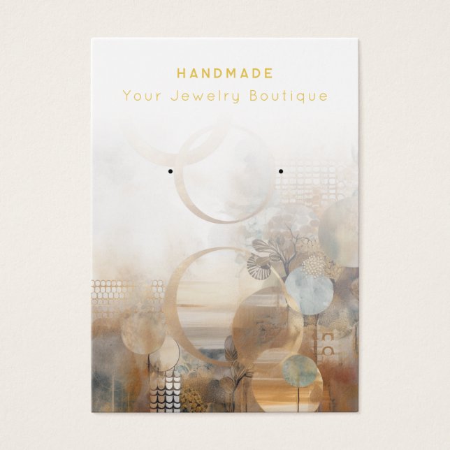 Abstrakt Modern judisk Visning kort (Framsidan)