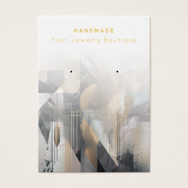 Abstrakt Modern judisk Visning kort (Framsidan)