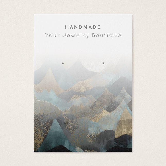 Abstrakt Modern judisk Visning kort (Framsidan)