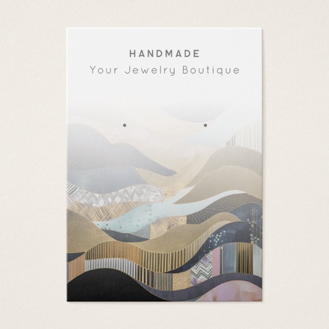 Abstrakt Modern judisk Visning kort (Framsidan)