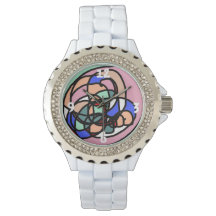 Abstrakt Modern Konst Armbandsur