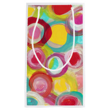 Abstrakt modern konst cirklar målningpartyet