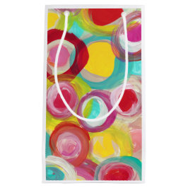 Abstrakt modern konst cirklar målningpartyet