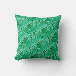 Abstrakt modern konst, vergreen foliage pelage kudde